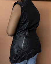 Load image into Gallery viewer, Newly Added: Genuine Leather Half Sleeve Biker Jacket