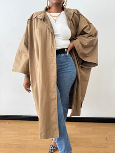 Winter Reversible Corduroy Poncho