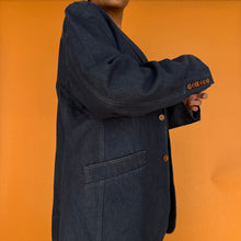 Load image into Gallery viewer, Newly Added: Elegant Denim Blazer