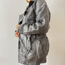 Load image into Gallery viewer, Newly Added: Genuine Leather Half Biker Jacket