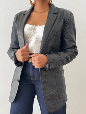 Newly Added: Genuine Leather Blazer