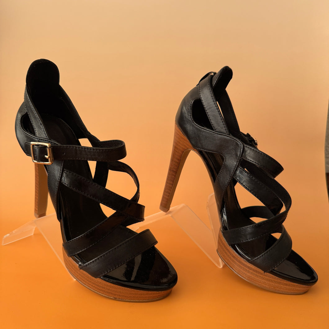 Newly Added: Trenery Brand New Genuine Leather Platform Heels