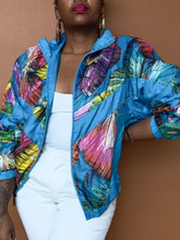 Load image into Gallery viewer, Newly Added: Oversized Floral Print Windbreaker - Thrift Happens 2