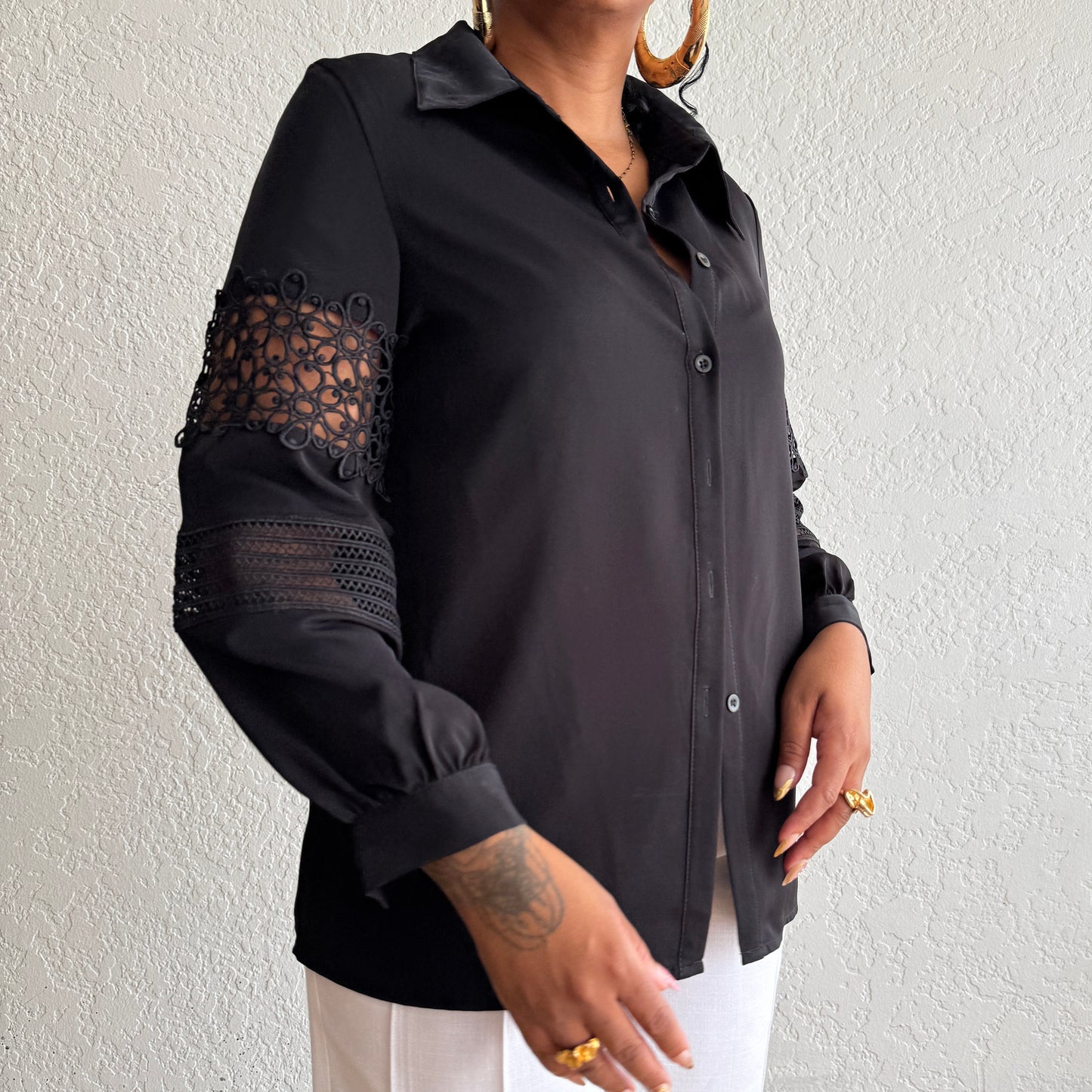 Newly Added: Laced Basic Blouse