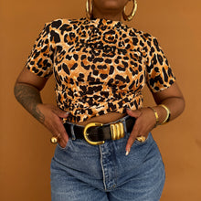Load image into Gallery viewer, Newly Added: Rabanne x H&amp;M Collab Leopard Print Branded Shirt