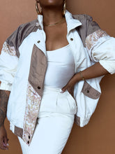 Load image into Gallery viewer, Newly Added: Neutral Colourblock Windbreaker - Thrift Happens 2
