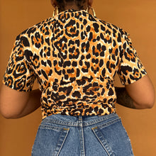 Load image into Gallery viewer, Newly Added: Rabanne x H&amp;M Collab Leopard Print Branded Shirt