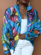Load image into Gallery viewer, Newly Added: Oversized Floral Print Windbreaker - Thrift Happens 2