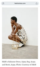 Load image into Gallery viewer, Newly Added: Branded Paco Rabanne H&amp;M Sequin Disc Dress Silver Gold Rare Collab Limited Luxury