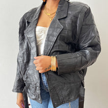 Load image into Gallery viewer, Newly Added: Genuine Leather Patched Jacket