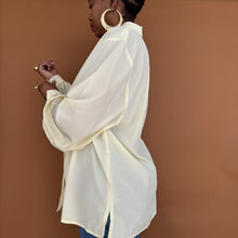 Load image into Gallery viewer, Newly Added: Egg Yellow Vintage Blouse