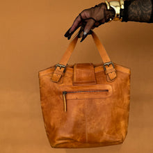 Load image into Gallery viewer, Newly Added: Genuine Leather Tote Bag