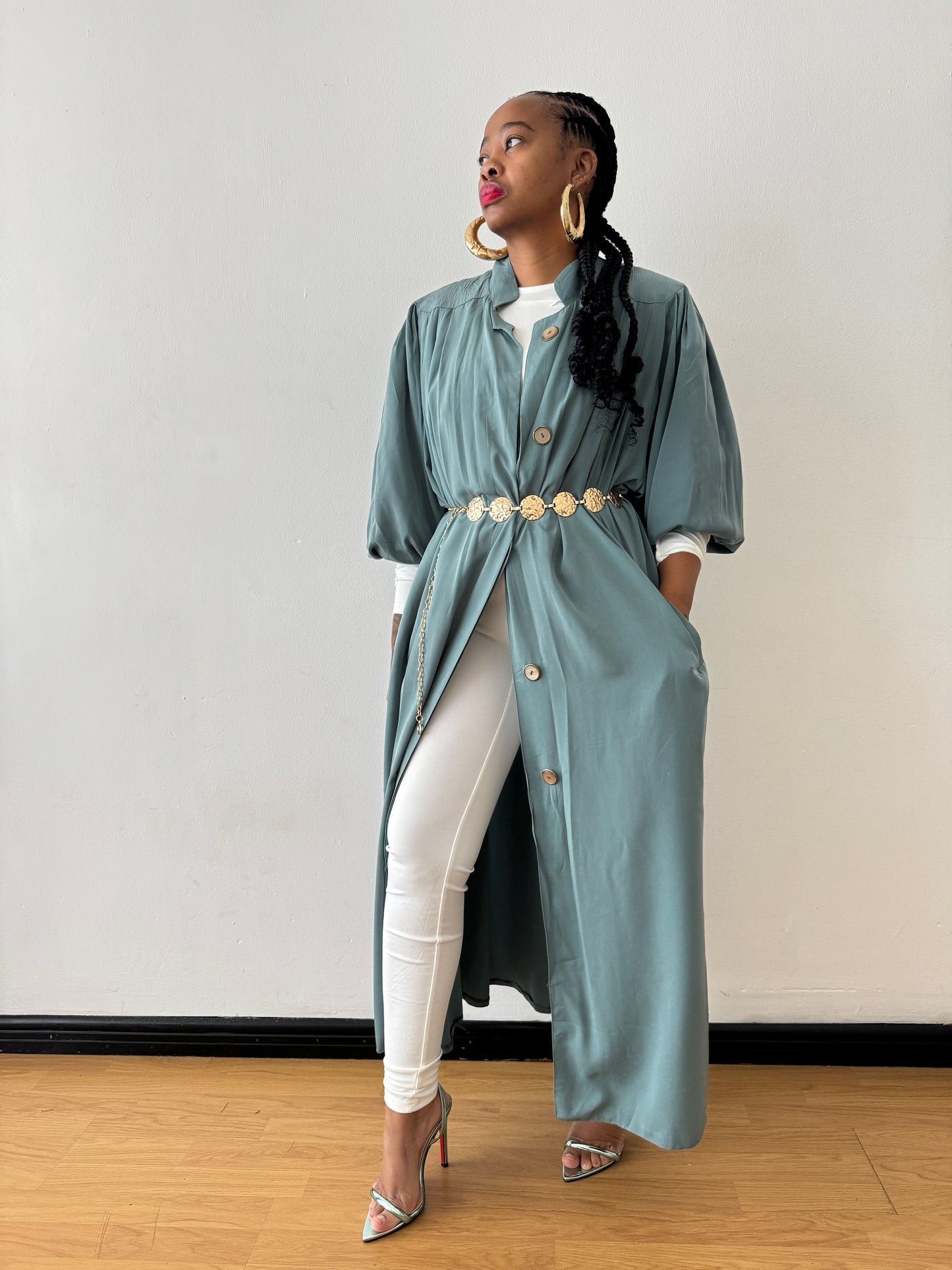 Newly Added: Vintage Long Trench Coat/Cardigan