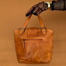 Load image into Gallery viewer, Newly Added: Genuine Leather Tote Bag