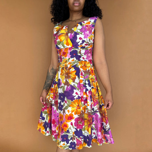 Newly Address: Vintage Floral Dress