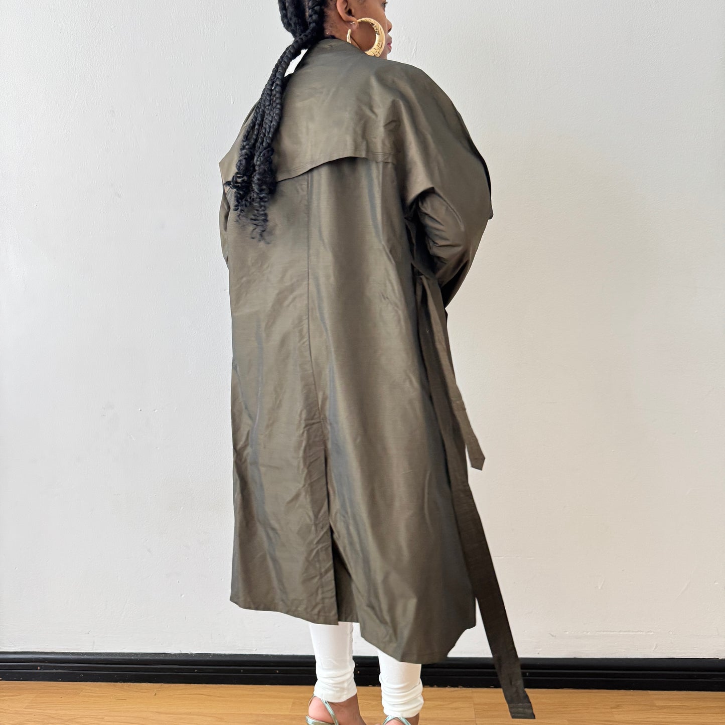 Newly Added: Rainy Weather Resistant Two Tone Trench Coat