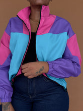 Load image into Gallery viewer, Newly Added: Colour-Block Retro Windbreaker