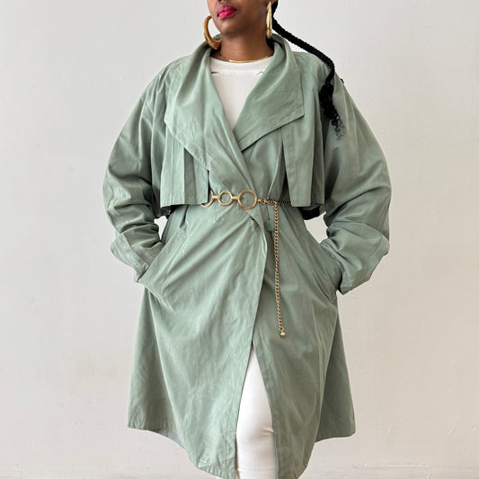 Newly Added: Vintage Trench coat **No Belt