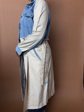 Load image into Gallery viewer, Newly Added: Light Denim Trench Coat - Thrift Happens 2