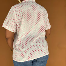 Load image into Gallery viewer, Newly Added: Red &amp; White Polka Dot Shirt