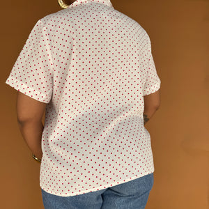 Newly Added: Red & White Polka Dot Shirt