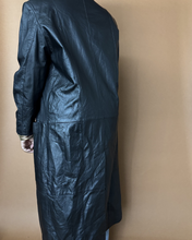 Load image into Gallery viewer, Newly Added: Genuine Leather Trench Coat