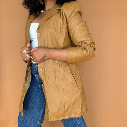 Newly Added: Timeless Genuine Leather Blazer Jacket