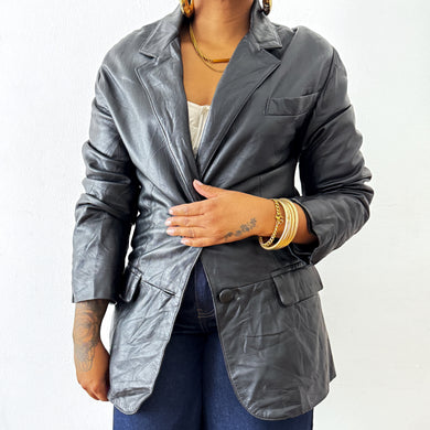 Newly Added: Genuine Leather Blazer