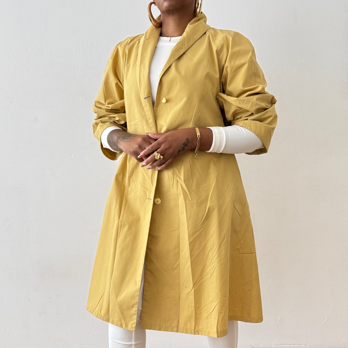 Newly Added: Flared Vintage Light Trench