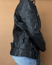 Load image into Gallery viewer, Newly Added: Genuine Leather Biker Jacket