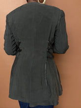 Load image into Gallery viewer, Newly Added: Vintage Structured Peplum Blazer - Thrift Happens 2