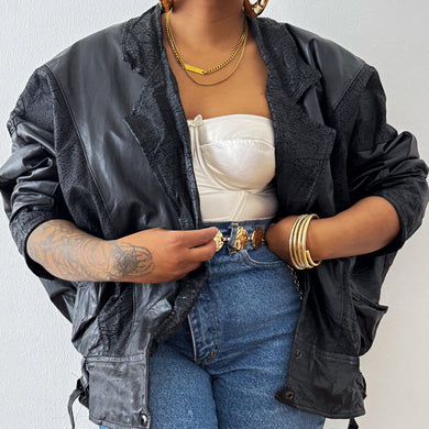 Newly Added: Genuine Leather Batwing Jacket