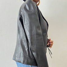 Load image into Gallery viewer, Newly Added: Genuine Leather Basic Blazer