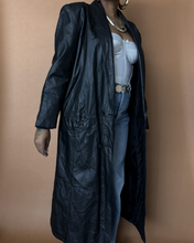 Load image into Gallery viewer, Newly Added: Genuine Leather Trench Coat