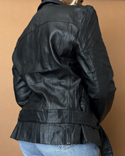 Load image into Gallery viewer, Newly Added: Genuine Leather Biker Jacket