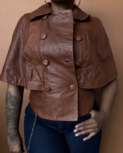 Load image into Gallery viewer, Newly Added: Genuine Leather Nappa Cape - Thrift Happens 2