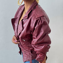 Load image into Gallery viewer, Batwing Genuine Leather Jacket
