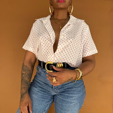 Load image into Gallery viewer, Newly Added: Red &amp; White Polka Dot Shirt