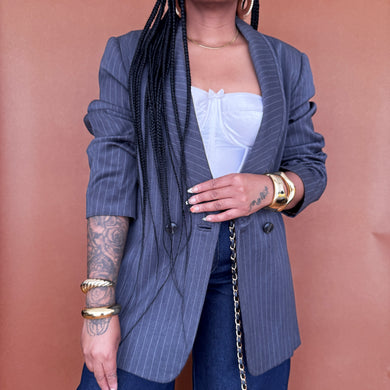 Newly Added: Classic Vintage Pinstripe Blazer