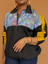 Load image into Gallery viewer, Newly Added: Vintage Colourblock Half-Zip Jacket