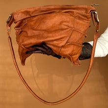 Load image into Gallery viewer, Newly Added: Genuine Leather Hobo Bag