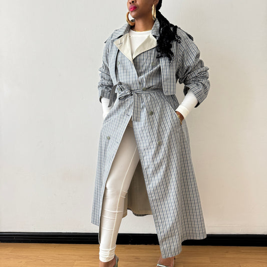 Newly Added: Checked Trench Coat