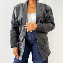 Load image into Gallery viewer, Newly Added: Genuine Leather Batwing Jacket