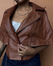 Load image into Gallery viewer, Newly Added: Genuine Leather Nappa Cape - Thrift Happens 2