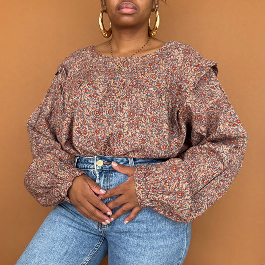 Newly Added: Floral Vintage Blouse