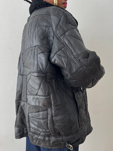 Newly Added: Genuine Sheepskin Patched up Winter Jacket