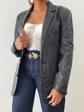 Load image into Gallery viewer, Newly Added: Genuine Leather Blazer