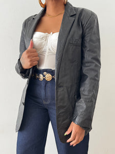 Newly Added: Genuine Leather Blazer