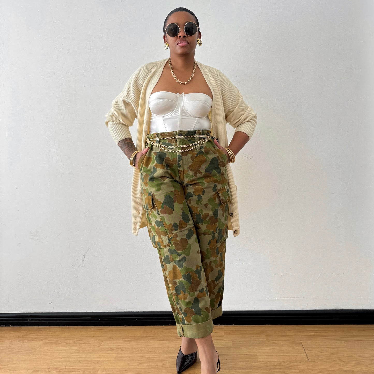 Newly Added: Military Cargo pants - Thrift Happens 2