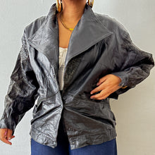 Load image into Gallery viewer, Newly Added: Genuine Leather Batwing Jacket